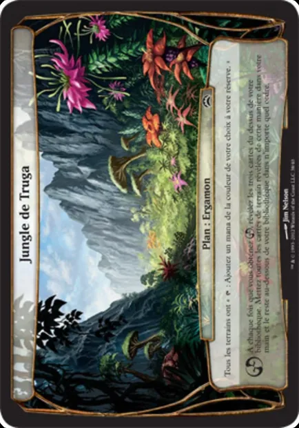 Jungle de Truga, carte Magic OPC2 38 — extension Planechase 2012 Planes
