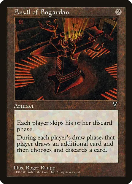 Anvil of Bogardan, Magic card VIS 141 — Visions set