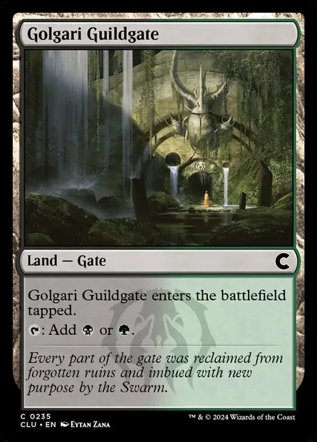 Golgari Guildgate, Magic card CLU 235 — Ravnica: Clue Edition set
