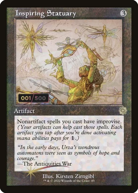 Inspiring Statuary, Magic card BRR 85z — The Brothers' War Retro Artifacts set