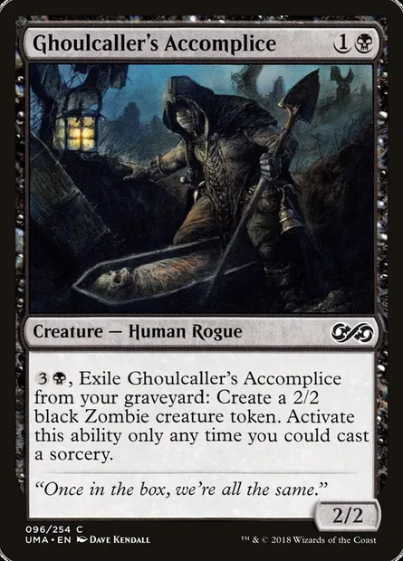 Ghoulcaller's Accomplice, Magic card UMA 96 — Ultimate Masters set