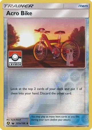 Acro Bike, Pokémon card LGP 123a — League Promos set