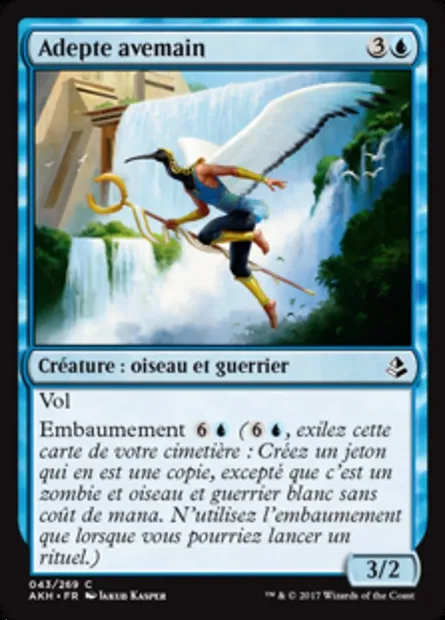 Adepte avemain, carte Magic AKH 43 — extension Amonkhet