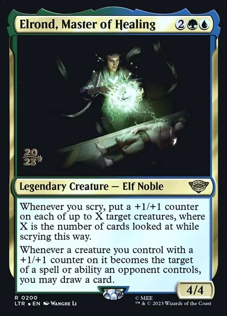 Elrond, Master of Healing, Magic card PLTR 200s — Tales of Middle-earth Promos set