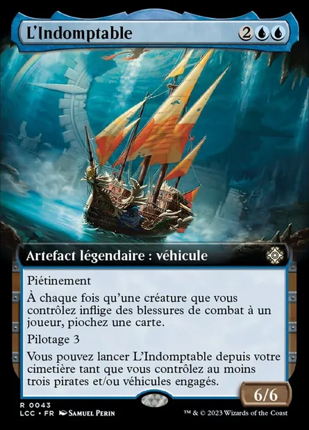 L'Indomptable, carte Magic LCC 43 — extension The Lost Caverns of Ixalan Commander