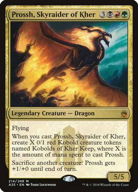 Prossh, pillard céleste de Kher, carte Magic A25 214 — extension Masters 25