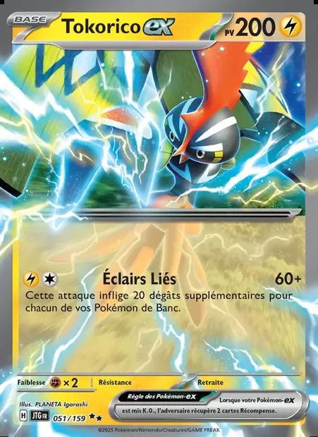 Tokorico-ex, carte Pokémon JTG 051 — extension Aventures Ensemble