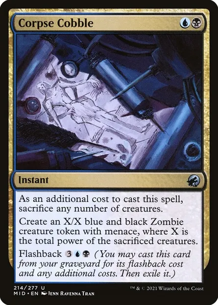 Corpse Cobble, Magic card MID 214 — Innistrad: Midnight Hunt set