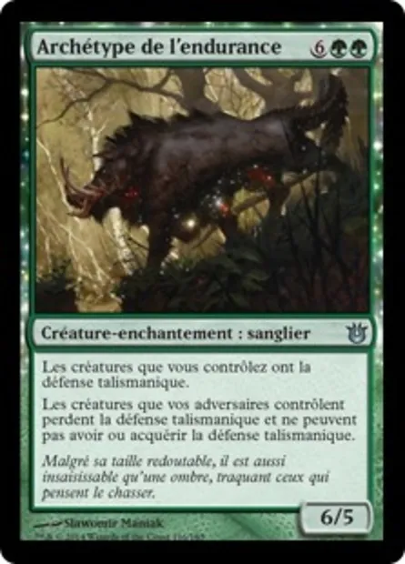 Archétype de l'endurance, carte Magic BNG 116 — extension Créations divines