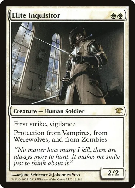 Elite Inquisitor, Magic card ISD 13 — Innistrad set
