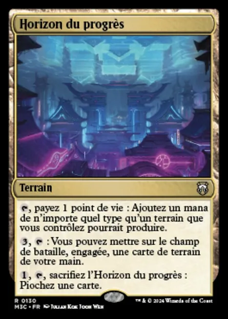 Horizon du progrès, carte Magic M3C 130 — extension Modern Horizons 3 Commander