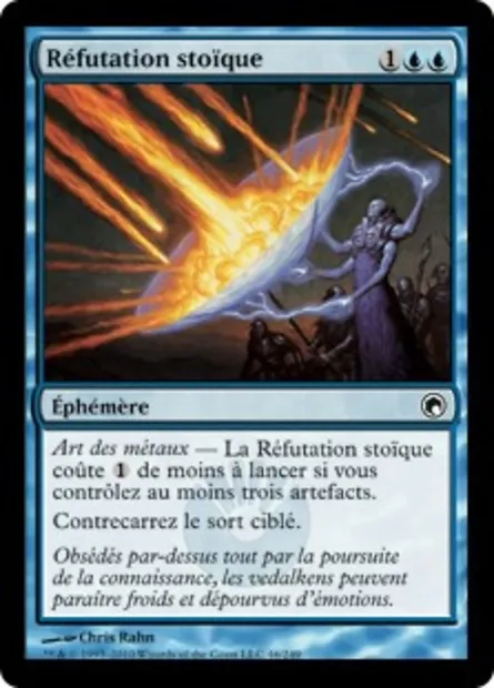 Réfutation stoïque, carte Magic SOM 46 — extension Cicatrices de Mirrodin