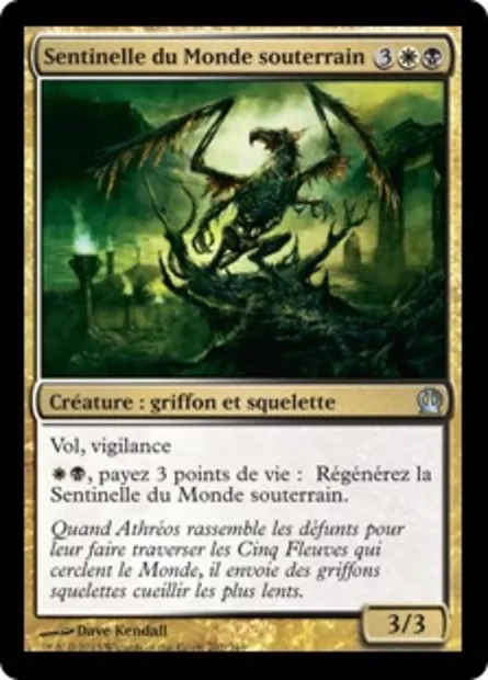 Sentinelle du Monde souterrain, carte Magic THS 202 — extension Theros