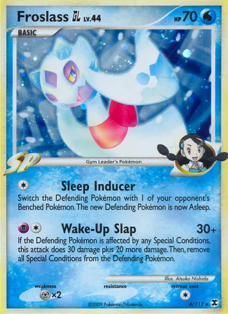Froslass GL, Pokémon card RR 6 — Rising Rivals set