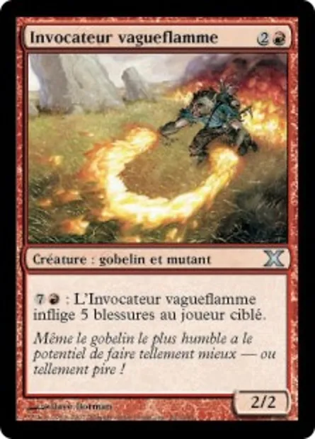 Invocateur vagueflamme, carte Magic 10E 202 — extension Dixième édition