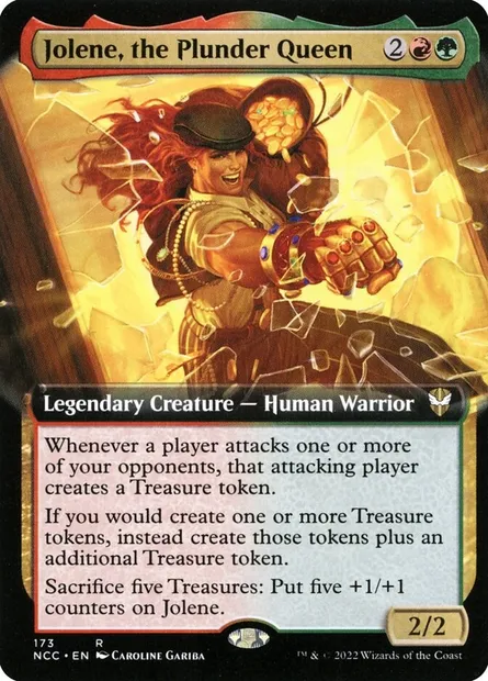 Jolene, the Plunder Queen, Magic card NCC 173 — New Capenna Commander set