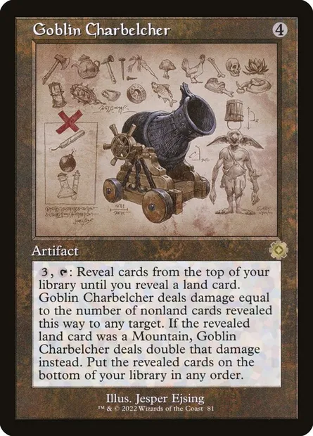 Goblin Charbelcher, Magic card BRR 81 — The Brothers' War Retro Artifacts set
