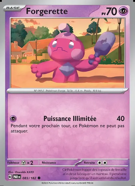 Forgerette, carte Pokémon PAR 083 — extension Faille Paradoxe