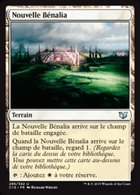Nouvelle Bénalia, carte Magic C15 295 — extension Commander 2015