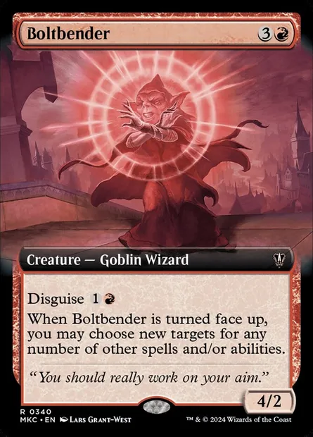 Boltbender, Magic card MKC 340 — Murders at Karlov Manor Commander set