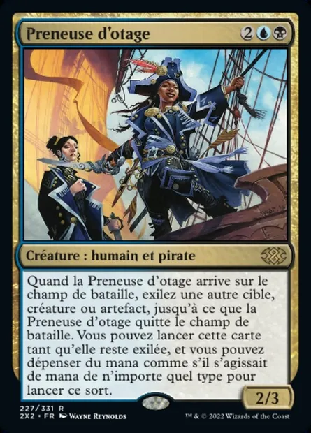 Preneuse d'otage, carte Magic 2X2 227 — extension Double Masters 2022