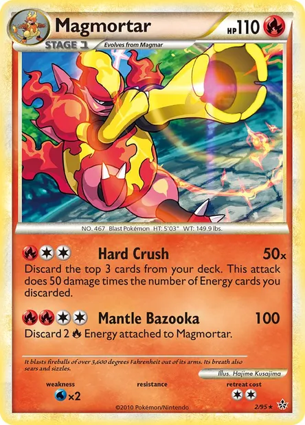 Magmortar, Pokémon card UL 2 — Unleashed set