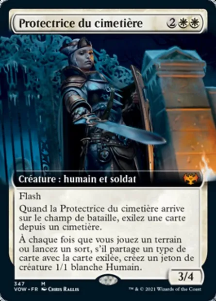 Protectrice du cimetière, carte Magic VOW 347 — extension Innistrad : noce écarlate