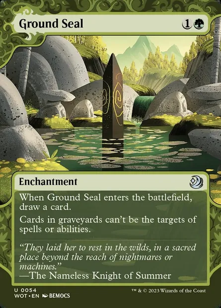 Ground Seal, Magic card WOT 54 — Wilds of Eldraine: Enchanting Tales set