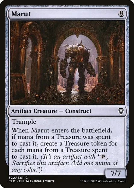 Marut, Magic card CLB 322 — Commander Legends: Battle for Baldur's Gate set