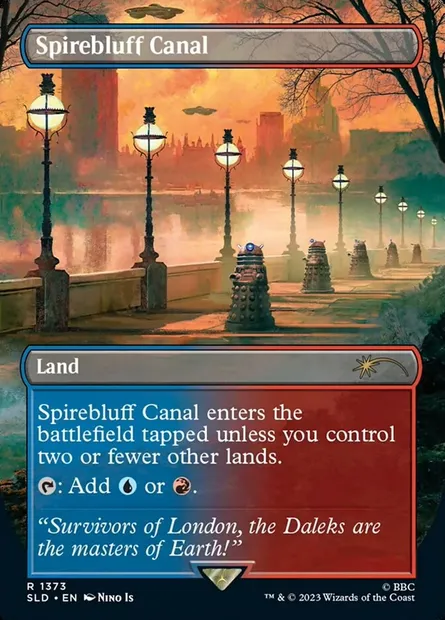 Spirebluff Canal, Magic card SLD 1373 — Secret Lair Drop set