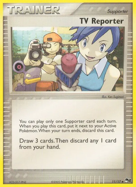 TV Reporter, Pokémon card P2 11 — POP Series 2 set