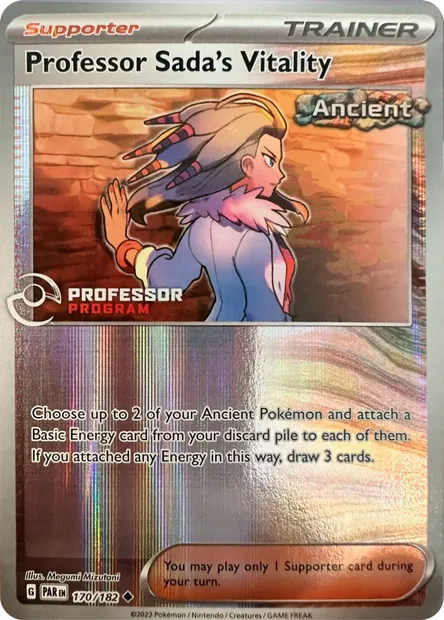 Professor Sada's Vitality, Pokémon card PROF 170 — Professor Program set