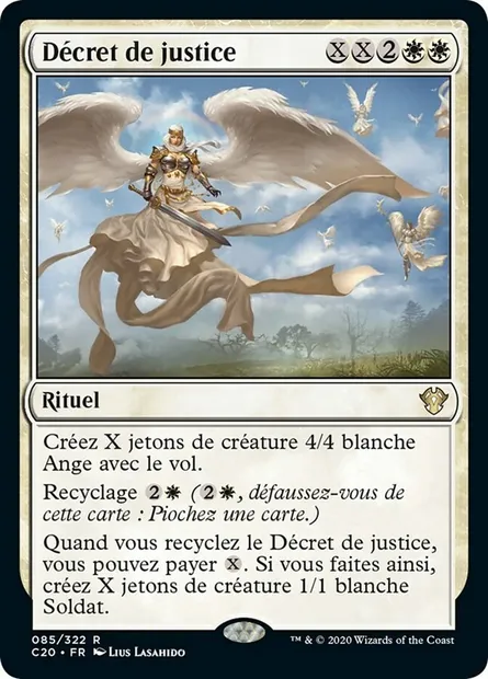 Décret de justice, carte Magic C20 85 — extension Commander 2020