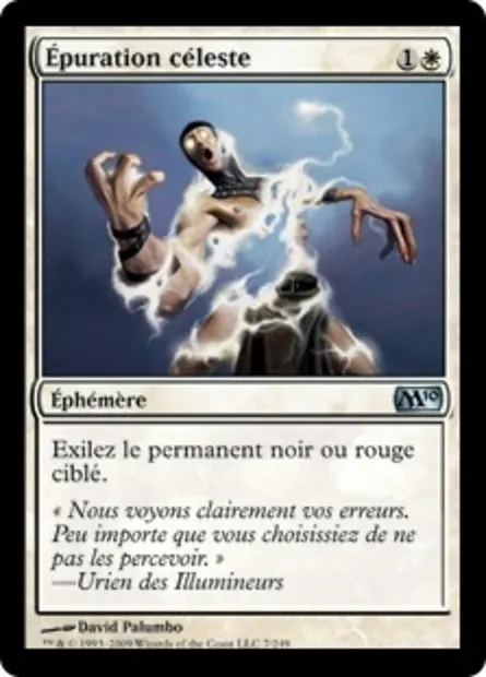 Épuration céleste, carte Magic M10 7 — extension Magic 2010