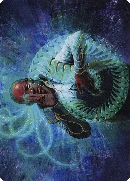 Biomathematician // Biomathematician, carte Magic ASTX 21 — extension Strixhaven Art Series