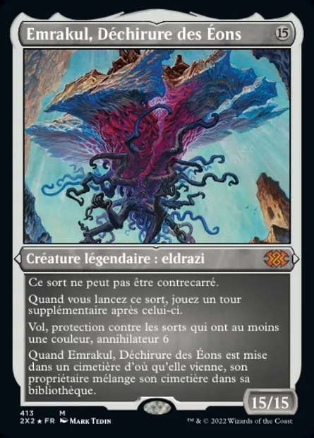 Emrakul, Déchirure des Éons, carte Magic 2X2 413 — extension Double Masters 2022