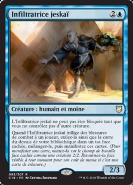 Infiltratrice jeskaï, carte Magic C18 93 — extension Commander 2018
