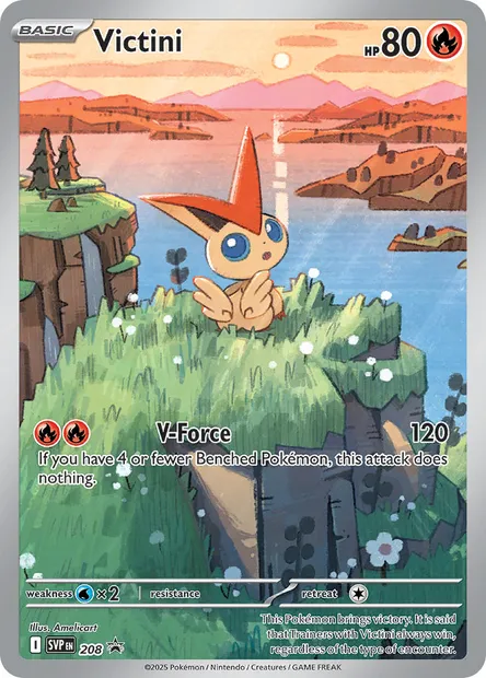 Victini, carte Pokémon PR-SV 208 — extension SVP Black Star Promos