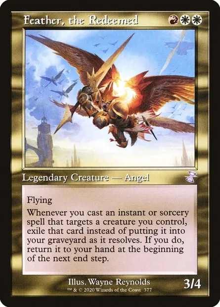 Feather, the Redeemed, Magic card TSR 377 — Time Spiral Remastered set