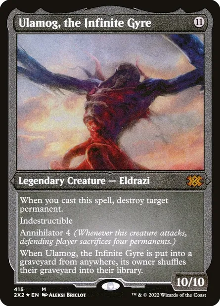 Ulamog, the Infinite Gyre, Magic card 2X2 415 — Double Masters 2022 set