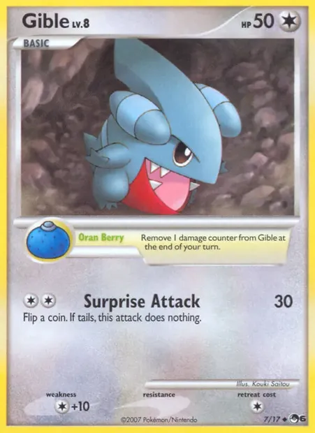 Griknot, carte Pokémon P6 7 — extension POP Series 6