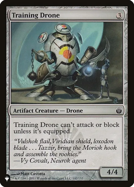 Drone d'entraînement, carte Magic PLST MBS-142 — extension The List