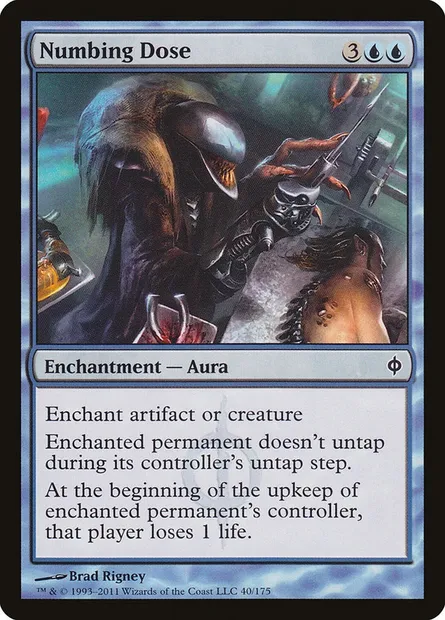 Numbing Dose, Magic card NPH 40 — New Phyrexia set