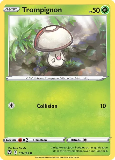 Trompignon, carte Pokémon SIT 011 — extension Tempête Argentée