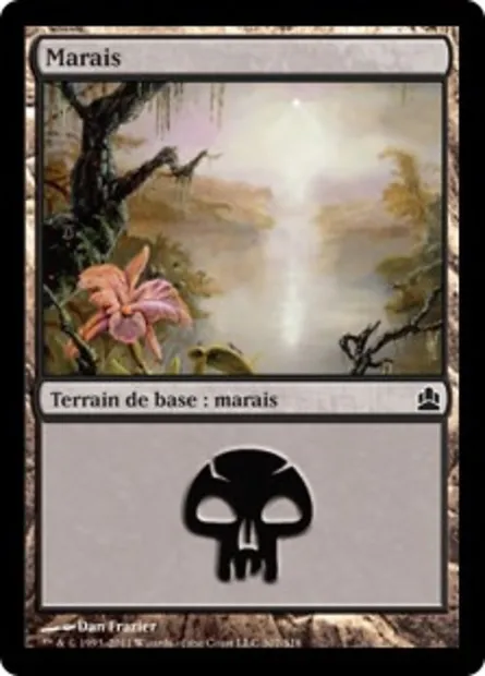 Marais, carte Magic CMD 307 — extension Commander 2011