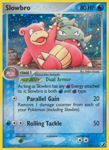Slowbro, Pokémon card UF 13 — Unseen Forces set