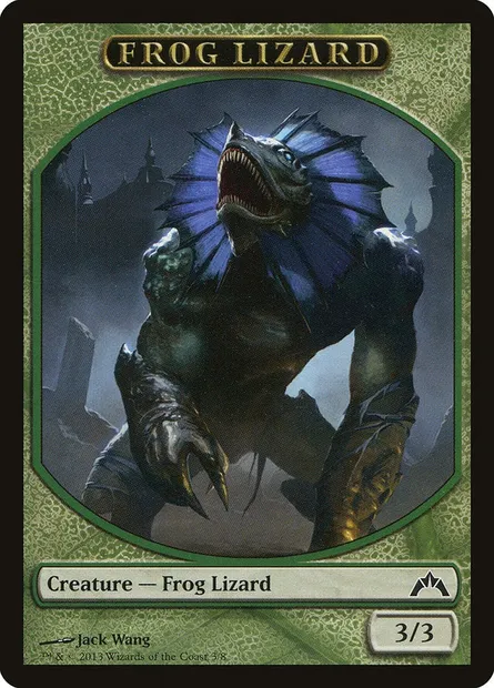 Frog Lizard, Magic card TGTC 3 — Gatecrash Tokens set