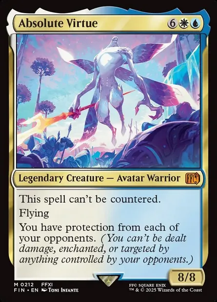 Absolute Virtue, Magic card FIN 212 — Final Fantasy set