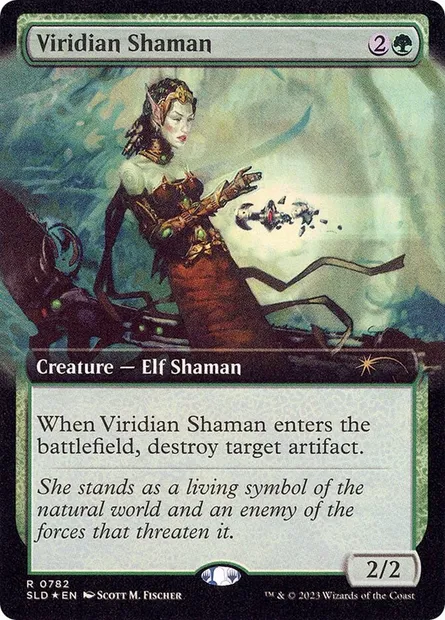 Viridian Shaman, Magic card SLD 782 — Secret Lair Drop set