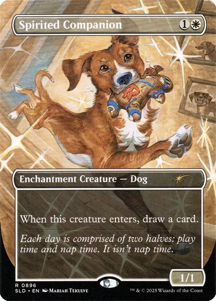 Spirited Companion, Magic card SLD 896 — Secret Lair Drop set